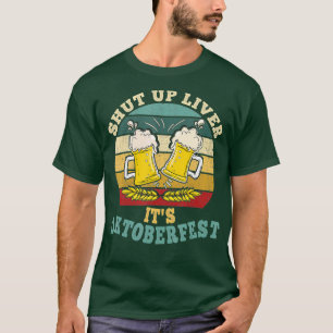 Camiseta Cale-Se Fígado É Oktoberfest Funny German Beer Dr.