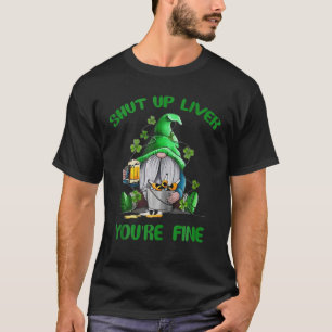 Camiseta Cale-se Fígado Você é Dia de São Patrício de