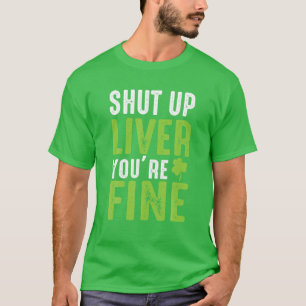 Camiseta Cale-Se Fígado Você Está Bem