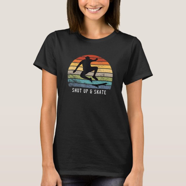 Camiseta Cale-Se Skate Sunset Electric Longboard Pro Skateb (Frente)