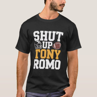 Camiseta Cale-se Tony Romo, Camiseta engraçada de