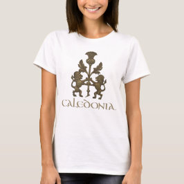 Camiseta Caledónia com Leões e Tistos