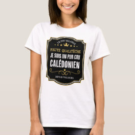 Camiseta Calédonien pur cru, Nouvelle-Calédonie, fierté cal