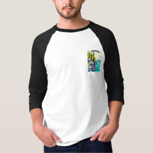 Camiseta Caleidoscópio da Beleza da Natureza em Kayaking Bl