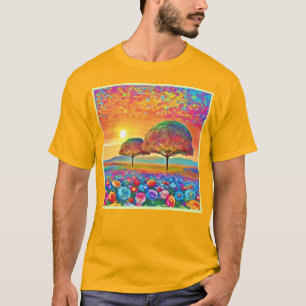 Camiseta Caleidoscópio da Natureza Sunset