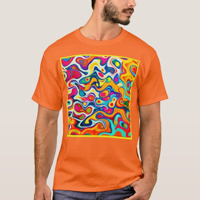 Camiseta Caleidoscópio de Cores (Frente)