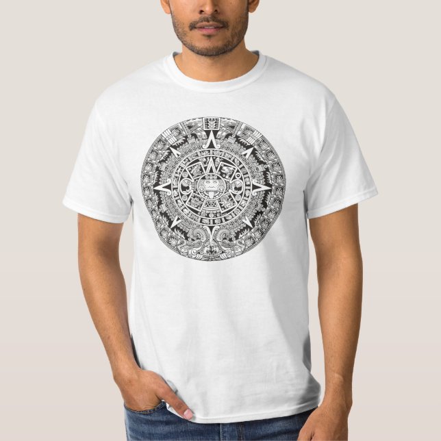 Camiseta calendário asteca (Frente)