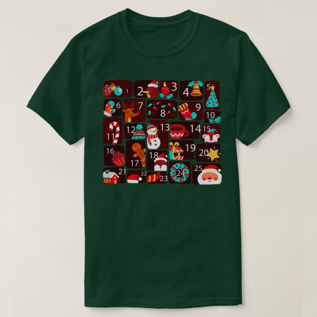 Camiseta Calendário Avançado 1 (Frente do Design)