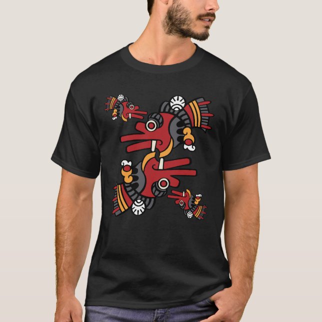Camiseta Calendário Aztec Dia 02 - Ehecatl (Frente)