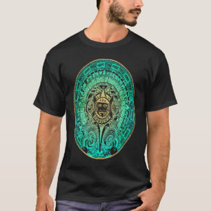 Camiseta Calendário Aztec Mayas Aztec Histórico do México 1