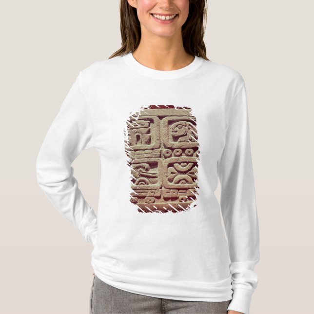 Camiseta Calendário com quatro glyphs, Toltec (Frente)
