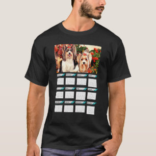 Camiseta Calendário de Cuppies de Terrier Biewer 2023