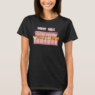 Camiseta calendário de pílulas para gatos