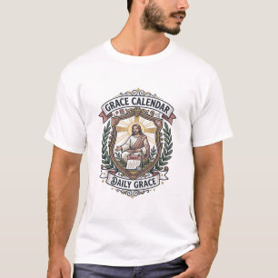 Camiseta Calendário Diário da Graça de Jesus Calendário Diá