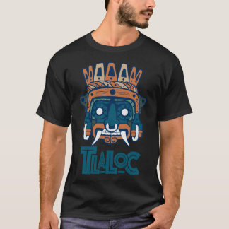 Camiseta Calender Tlaloc Art Maya Inca Custo Da Cultura Mex