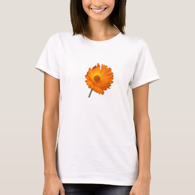 Camiseta - Calendula em Haste Curta (Frente)