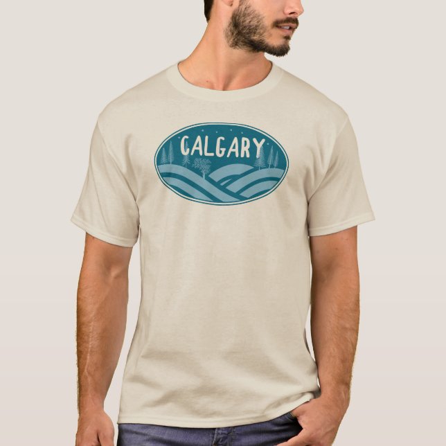 Camiseta Calgary Alberta Ao Ar Livre (Frente)