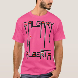 Camiseta Calgary Alberta Canada Flag