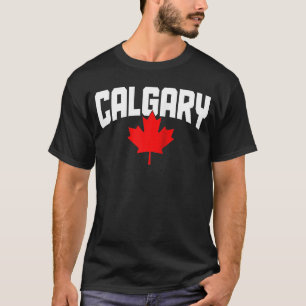 Camiseta Calgary Alberta Maple Leaf Canada Flag Pr