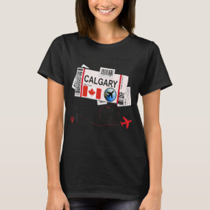 Camiseta Calgary Girl Calgary Boembarque Pass Calgary