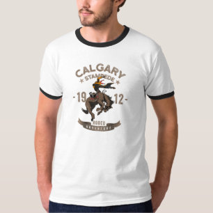 Camiseta Calgary Stampede Rodeo Dedo masculino