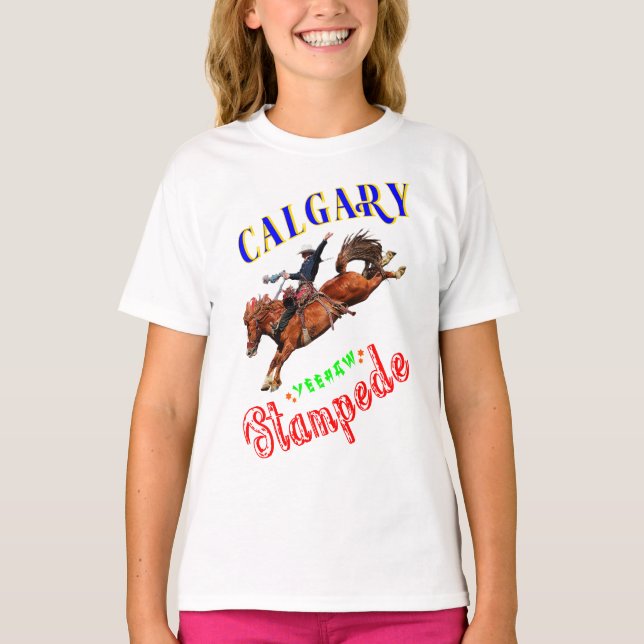 Camiseta Calgary Yeehaw Stampede (Frente)