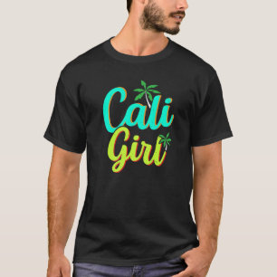 Camiseta Cali Girl Usa State America Viagem Califórnia Cal