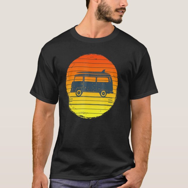 Camiseta Cali Meu Surf De Vida Van Sunset (Frente)