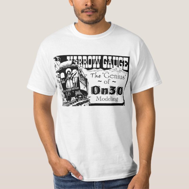 Camiseta Calibre estreito (Frente)