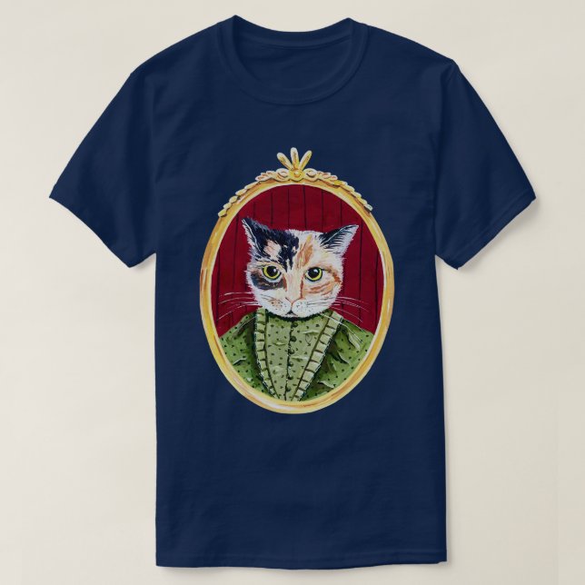 Camiseta Calico Cat Cameo (Frente do Design)