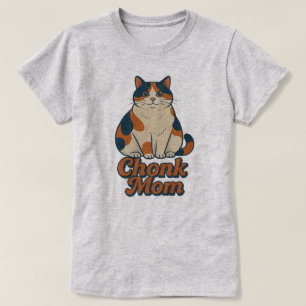 Camiseta Calico Cat Chonk Mãe