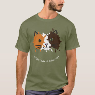 Camiseta Calico Cat face design