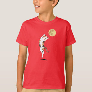 Camiseta Calico Cat Moon Dancing T Shirt