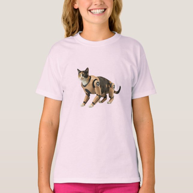 Camiseta Calico Cat Robot (Frente)