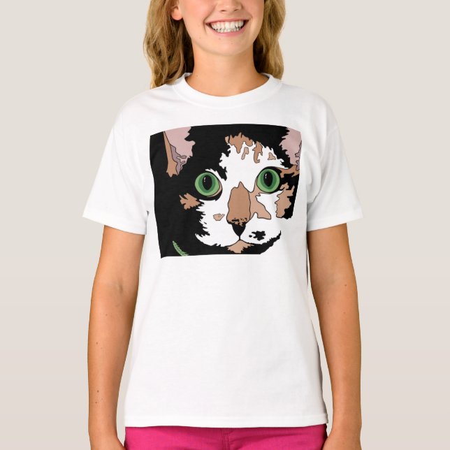 Camiseta Calico Cat T-Shirt (Frente)