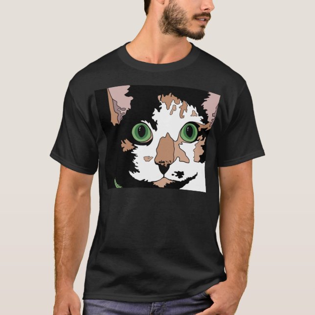 Camiseta Calico Cat T-Shirt (Frente)