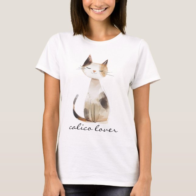 Camiseta Calico Lover Happy (Frente)