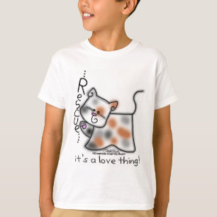 Camiseta Calico RESCUE...é uma coisa de amor!