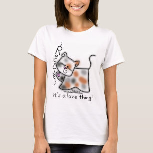 Camiseta Calico RESCUE...é uma coisa de amor!