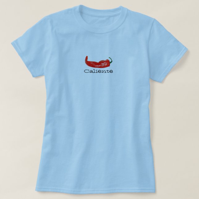 Camiseta Caliente (mulheres) (Frente do Design)