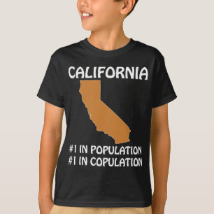 Camiseta Califórnia - #1 em População, #1 em Cópula