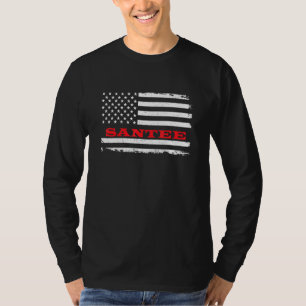 Camiseta California American Flag Santee Usa Patriotic Souv