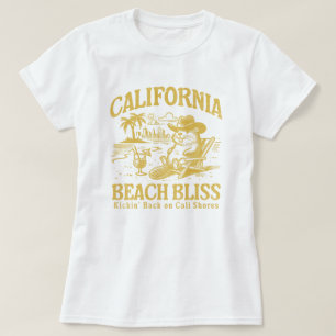 Camiseta California Beach Bliss em Cali Shores