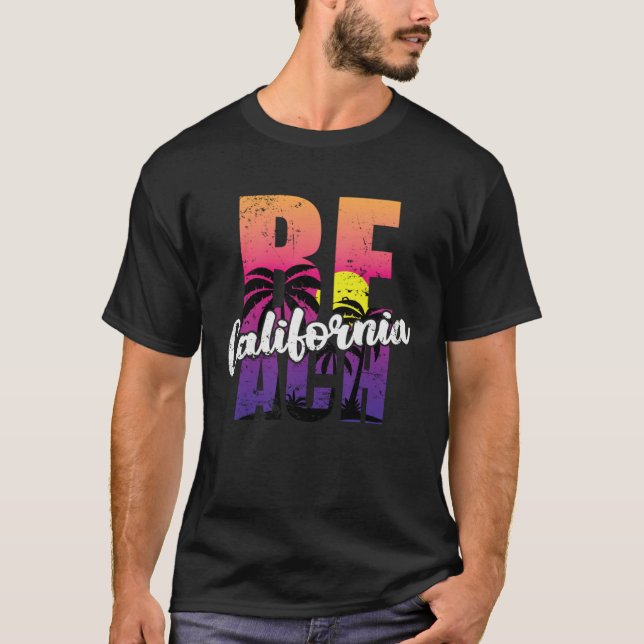 Camiseta California Beach USA America State (Frente)