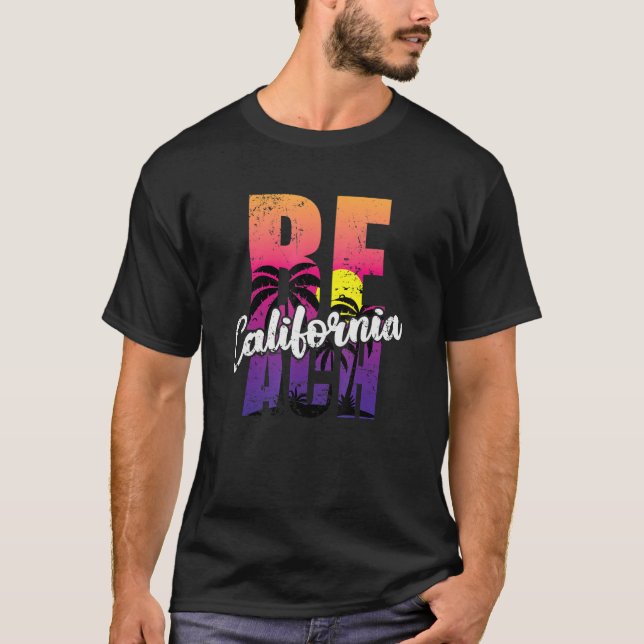 Camiseta California Beach USA America State (Frente)