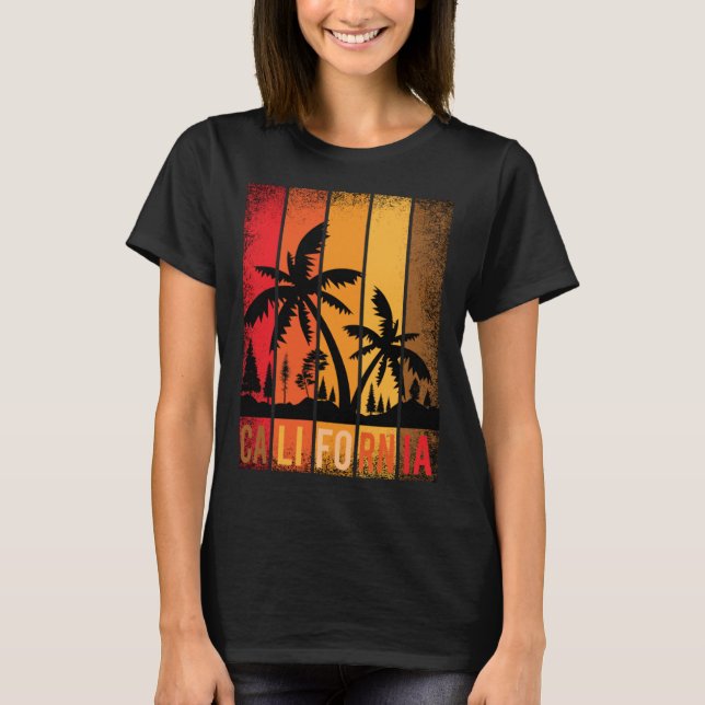 Camiseta California beach USA woman men children (Frente)