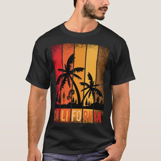 Camiseta California beach USA woman men children (Frente)