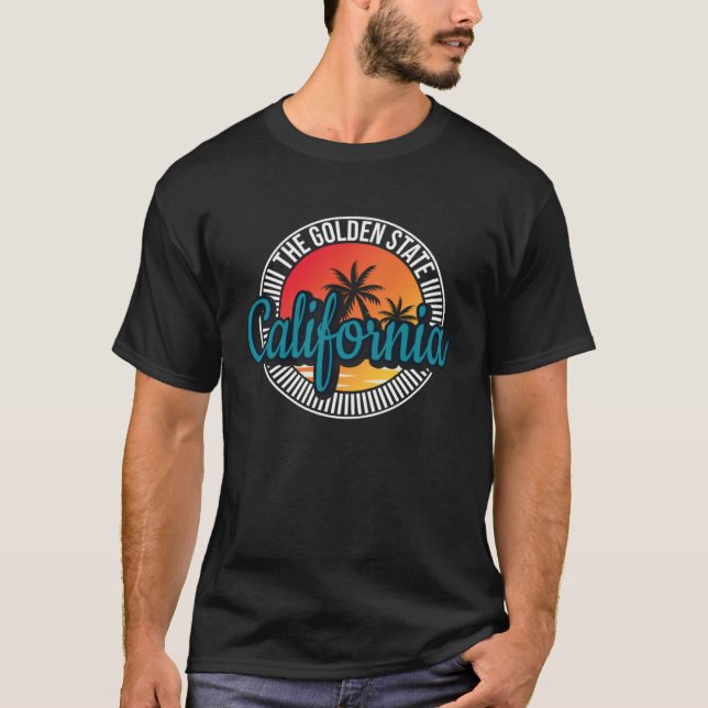 Camiseta California beach USA woman men children  1 (Frente)
