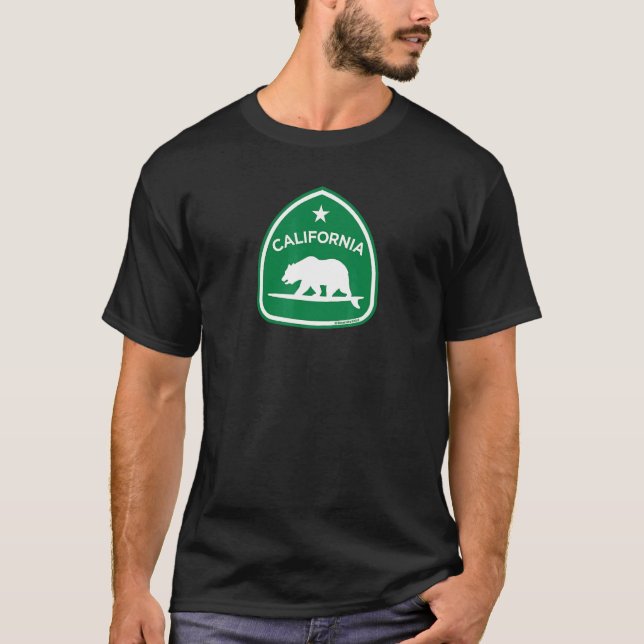 Camiseta CALIFÓRNIA BEAR NA SUPERFBOARD Costeira State High (Frente)