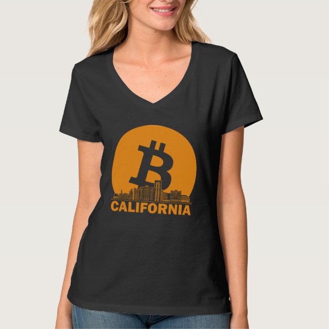 Camiseta California Bitcoin Maximalist  Bitcoin California  (Frente)